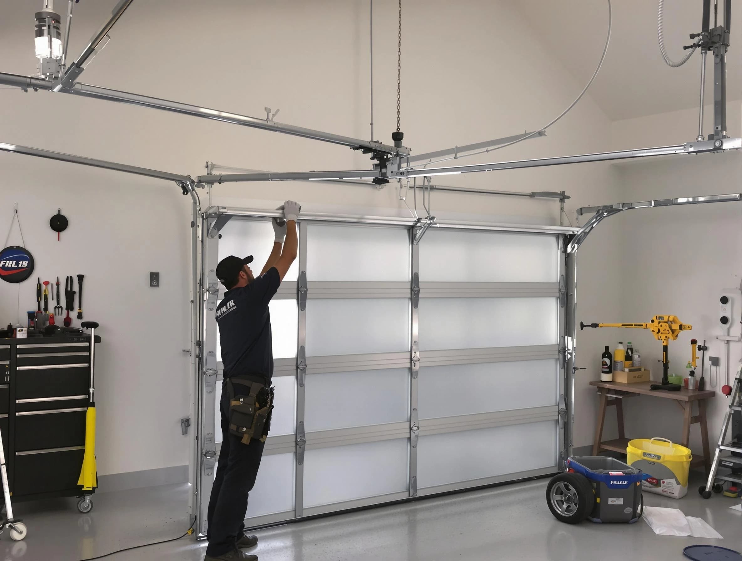 Kaysville Garage Door Repair certified team performing precision garage door installation in Kaysville