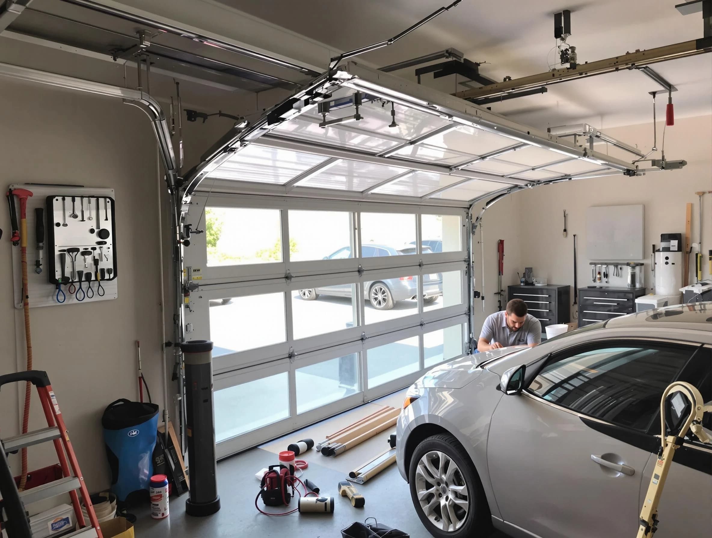 Garage door noise reduction service by Kaysville Garage Door Repair in Kaysville