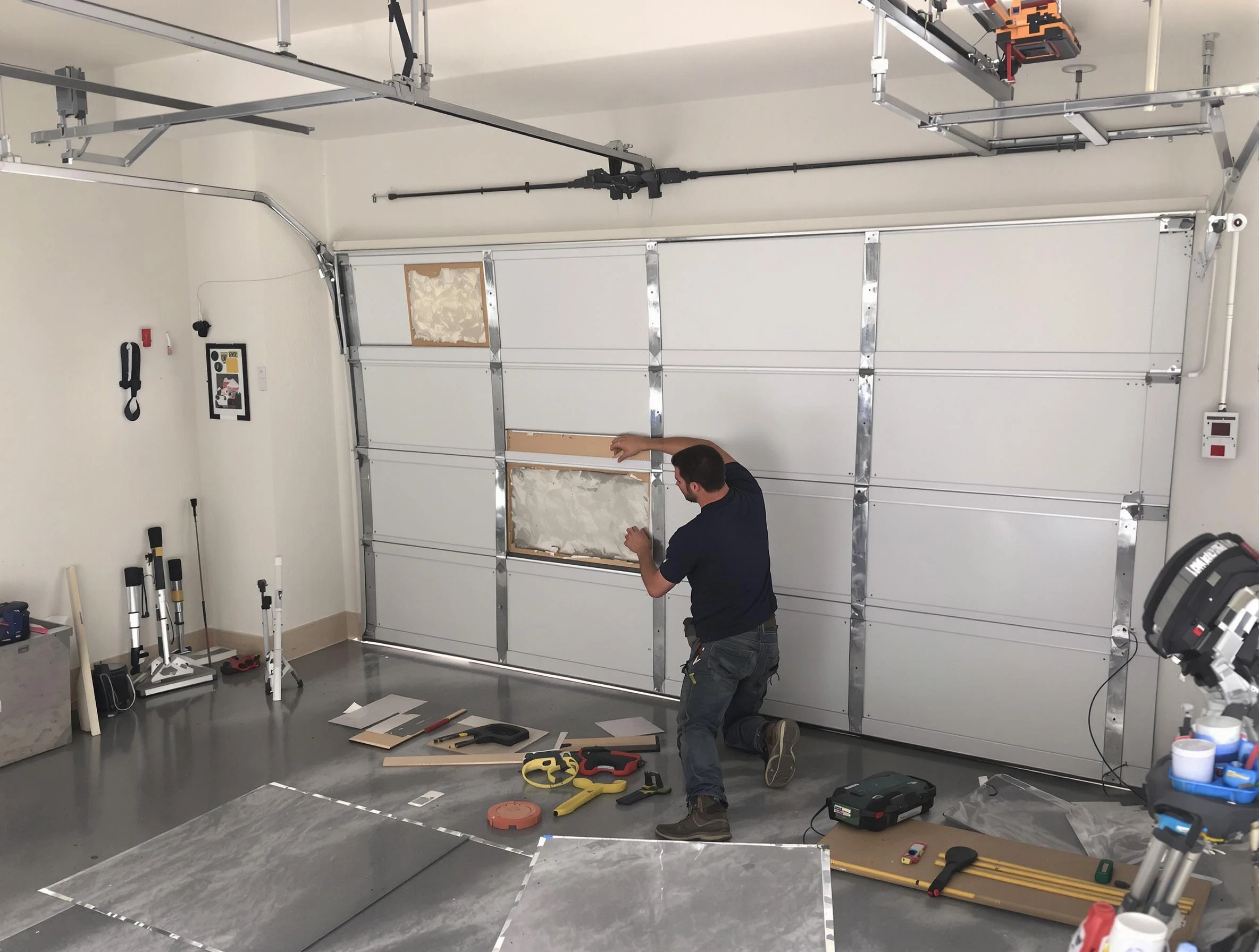 Garage Door Panel Repair in Kaysville