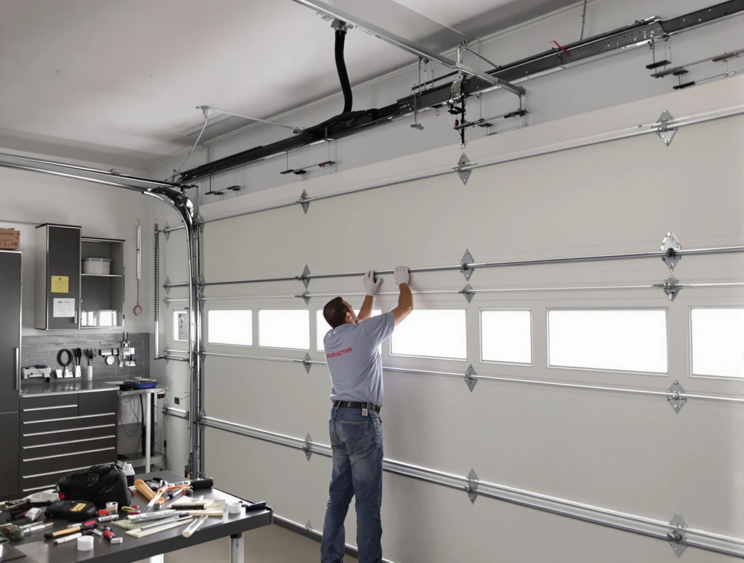 Garage Door Track Repair in Kaysville