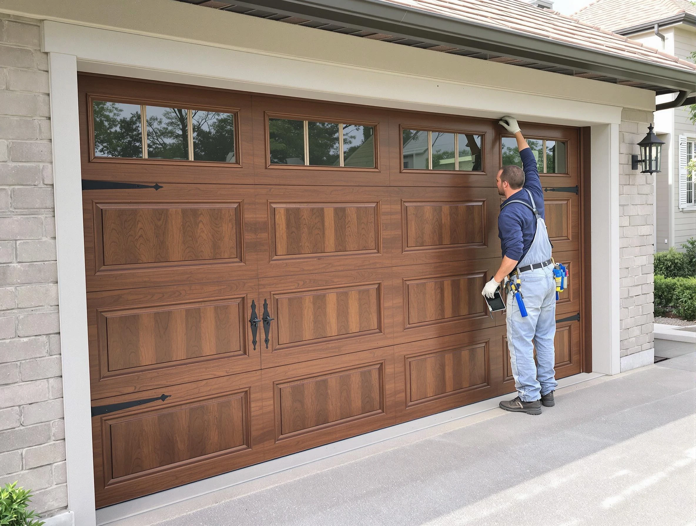 Custom garage door showcase by Kaysville Garage Door Repair in Kaysville