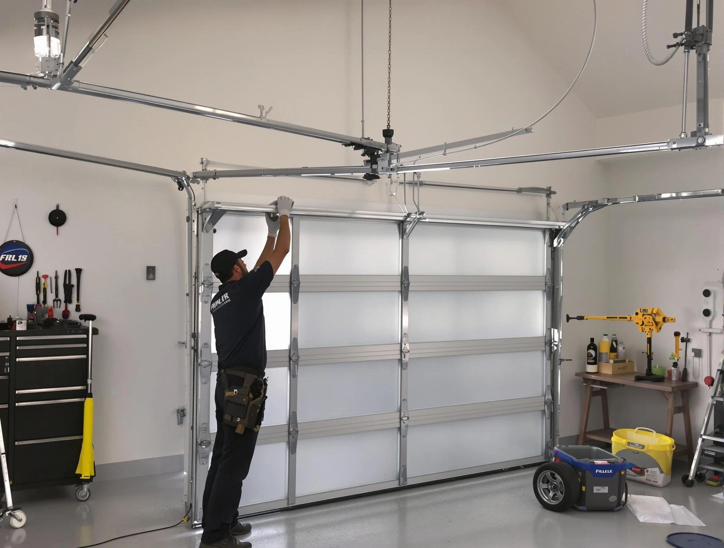 Kaysville Garage Door Repair certified team performing precision garage door installation in Kaysville