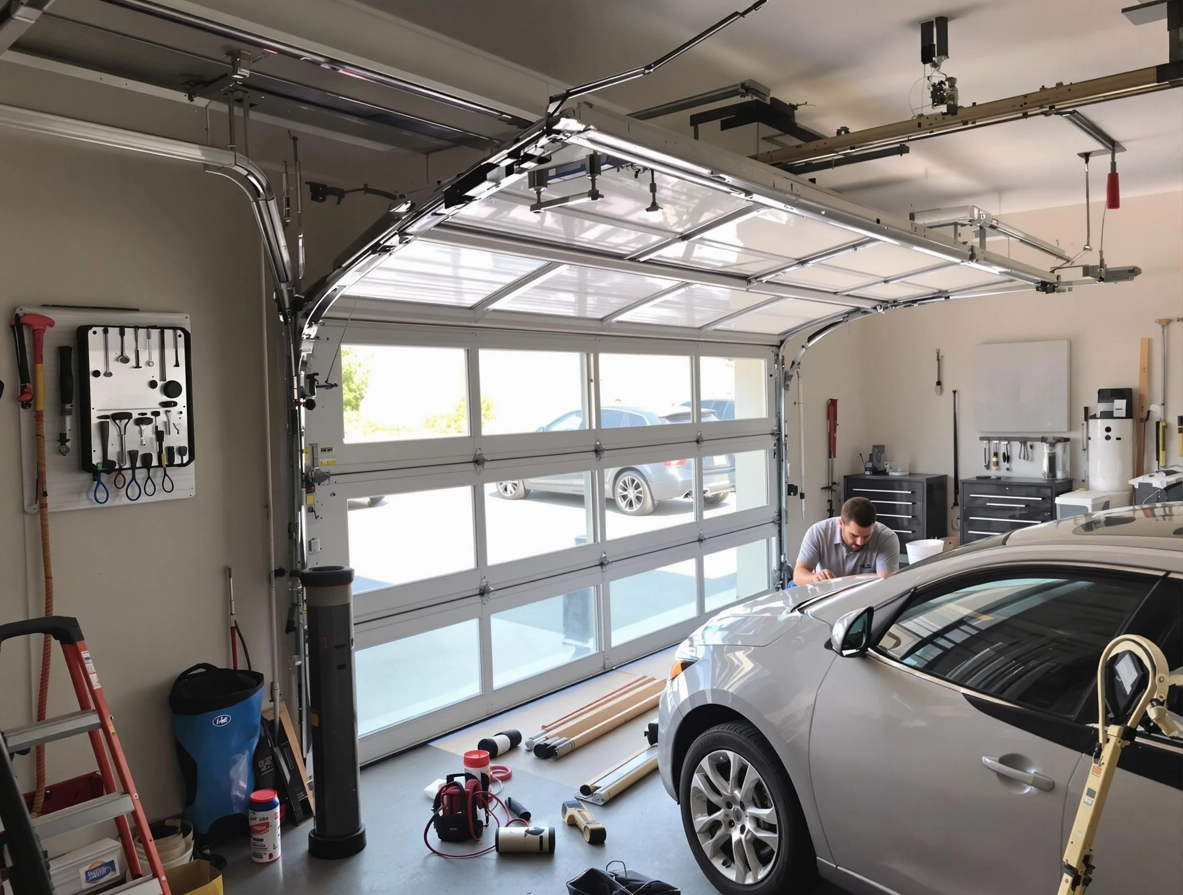 Garage door noise reduction service by Kaysville Garage Door Repair in Kaysville