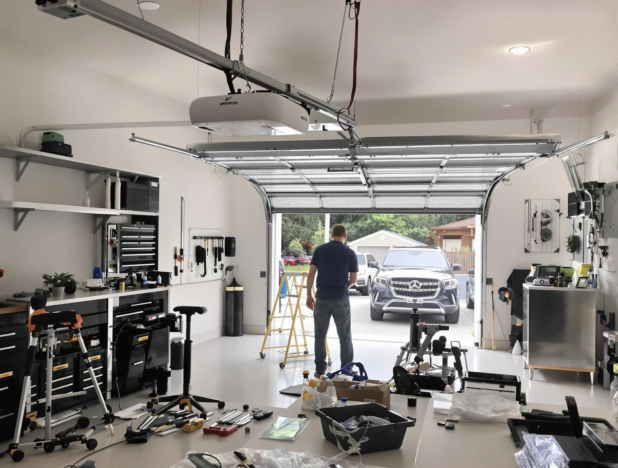 Garage door opener installation by Kaysville Garage Door Repair in Kaysville