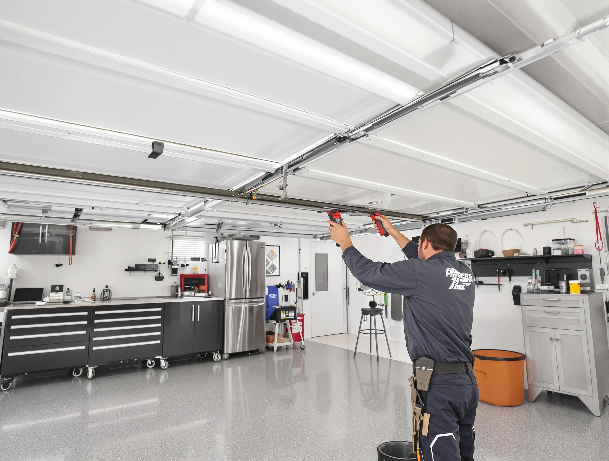 Overhead garage door repair service by Kaysville Garage Door Repair in Kaysville